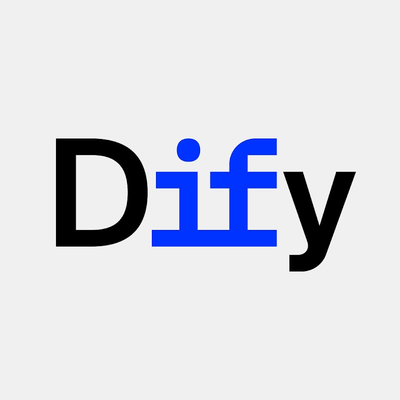 Dify logo - workflow orchestration tool