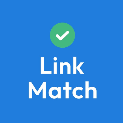 LinkMatch logo - data enrichment tool